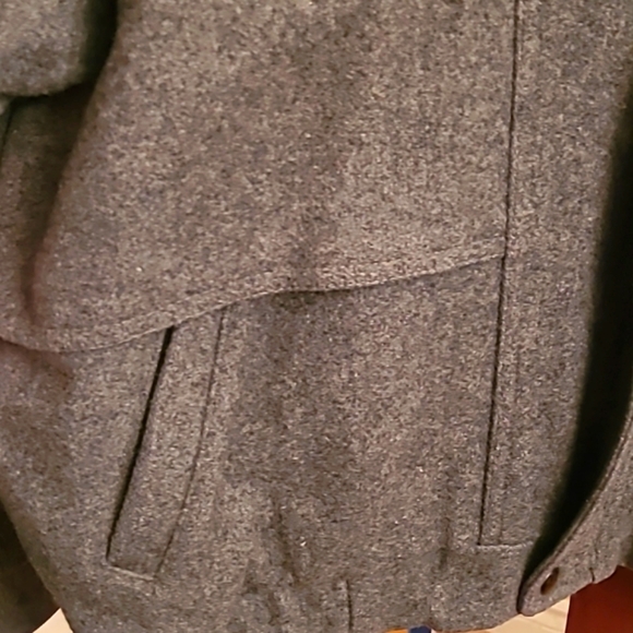 Givenchy Monsieur Gray Wool Blend Bomber Jacket - Picture 3 of 10